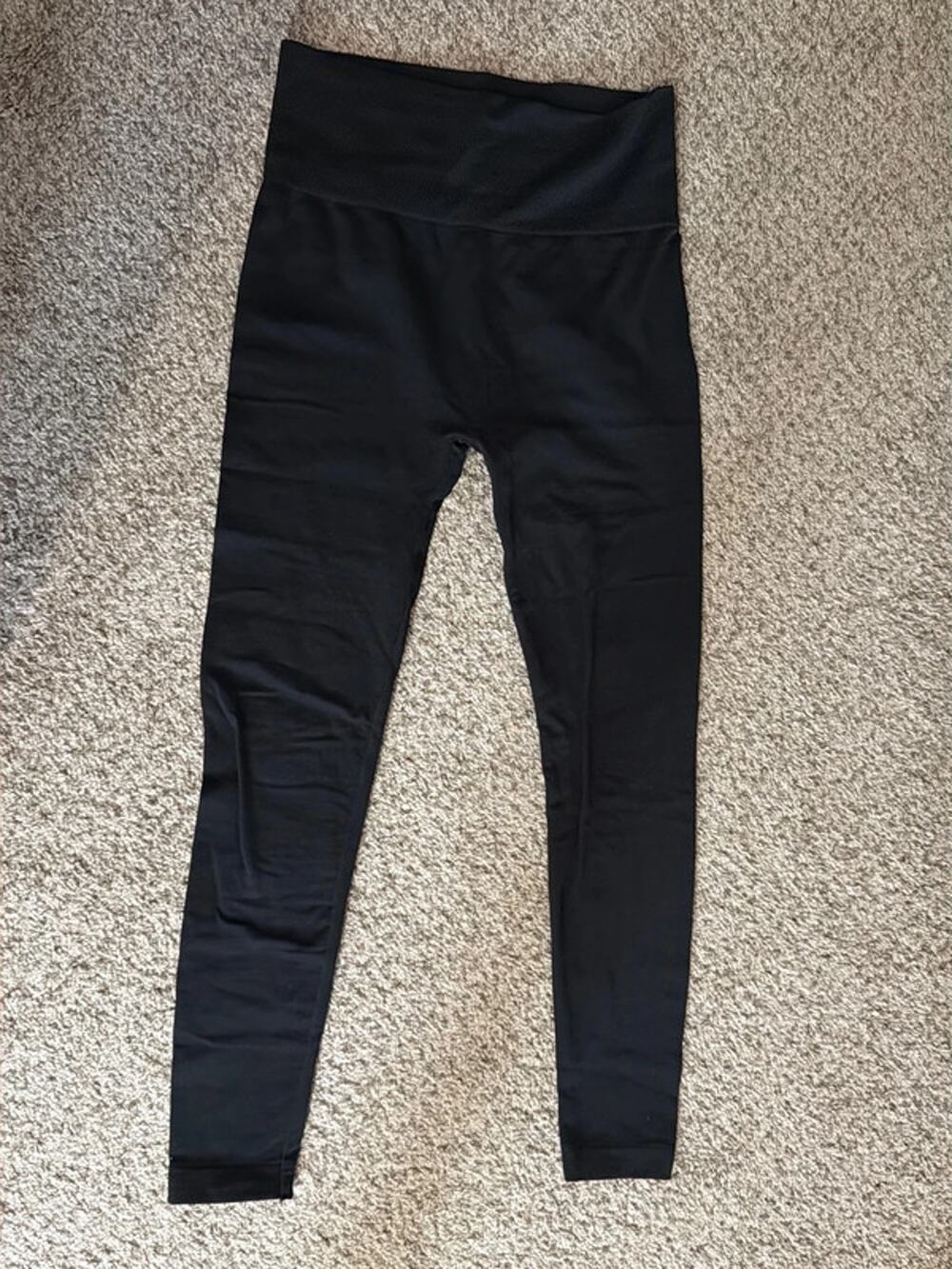 Uncover black fleece lined leggings L 3142
